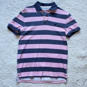 Striped AEO Polo